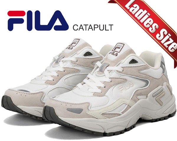 フィラ カタパルト】FILA CATAPULT WHITE/SILVER ufw23032-101