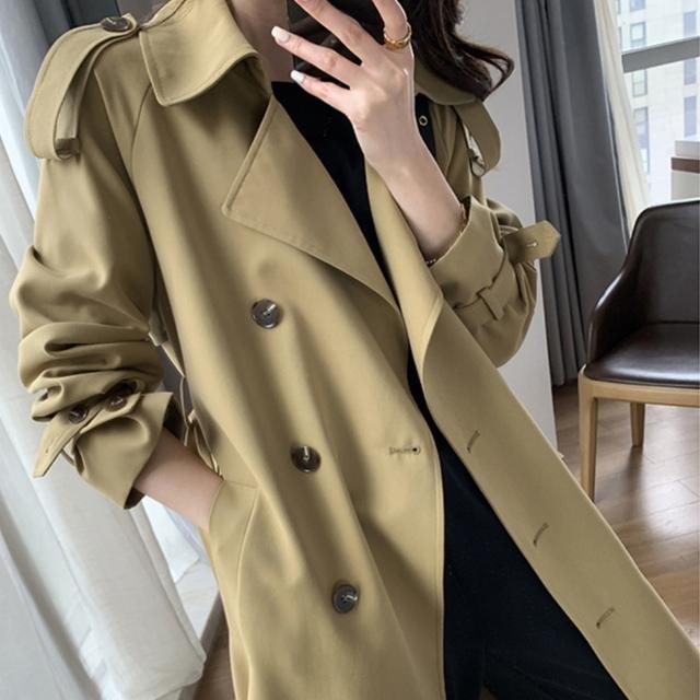ポリエステ 春コートレディース 長袖 ゆったり かっこいいの通販はau Pay マーケット Prism One Au Pay マーケット店 トレンチコート レディース ロング丈 アウター スプリングコート お洒落 通勤 学生 無地 チコート