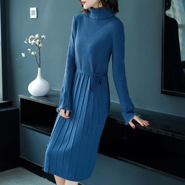 トフォン 春服 ニット 無地 ハイネック ハイウエストの通販はau Pay マーケット Prism One Au Pay マーケット店 レディース ワンピース ニットワンピース ロング 長袖 冬春 30代 40代 ワンピース レディース ですが