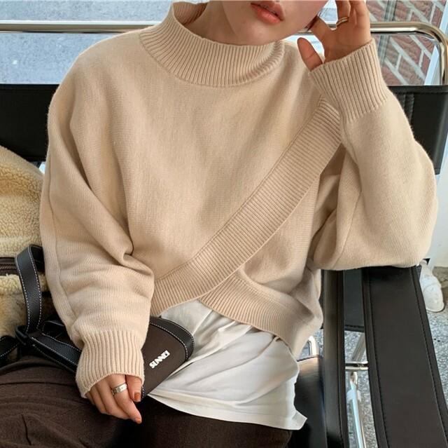 豪華 袖ボリューム アースカラー 秋服 冬服 レディース 大きいサイズのレディース服 30代 40代 50代のファッションレディース 大人コーデ 送料込 Www Iacymperu Org