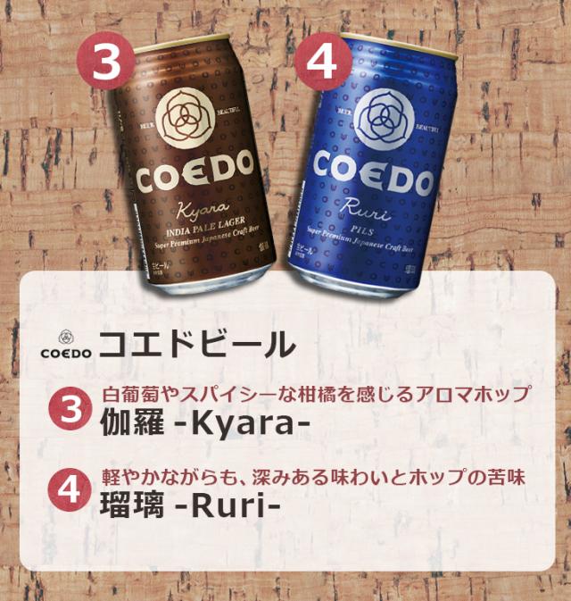 クラフトビール飲み比べ 12本セット・コエドビール