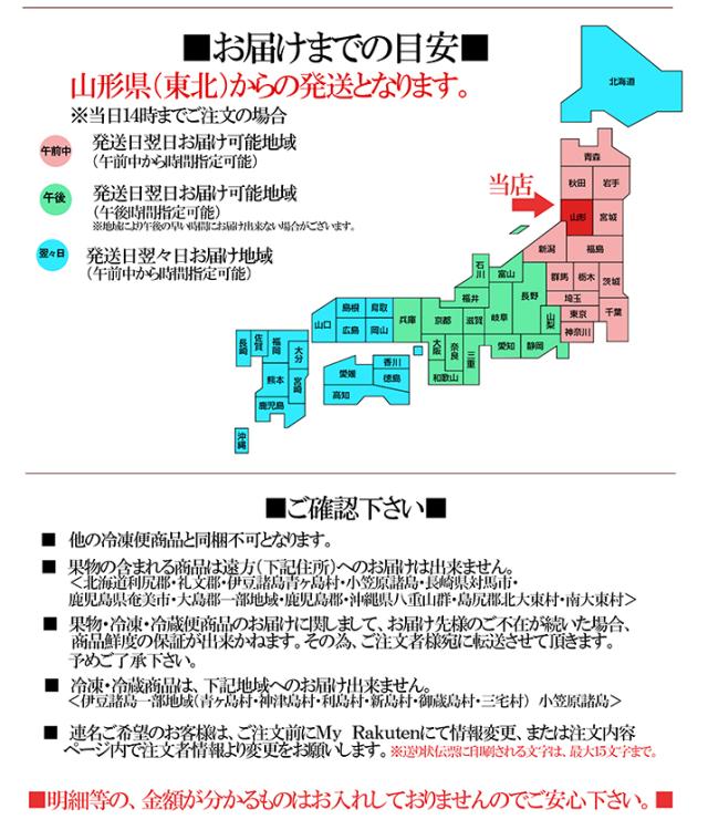 お届けまでの目安