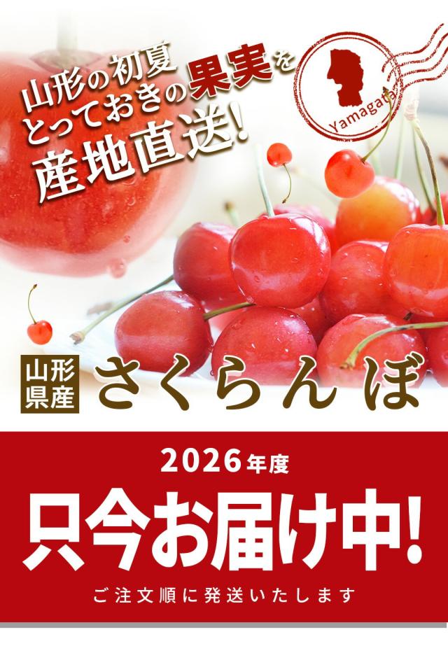 さくらんぼお届け中!