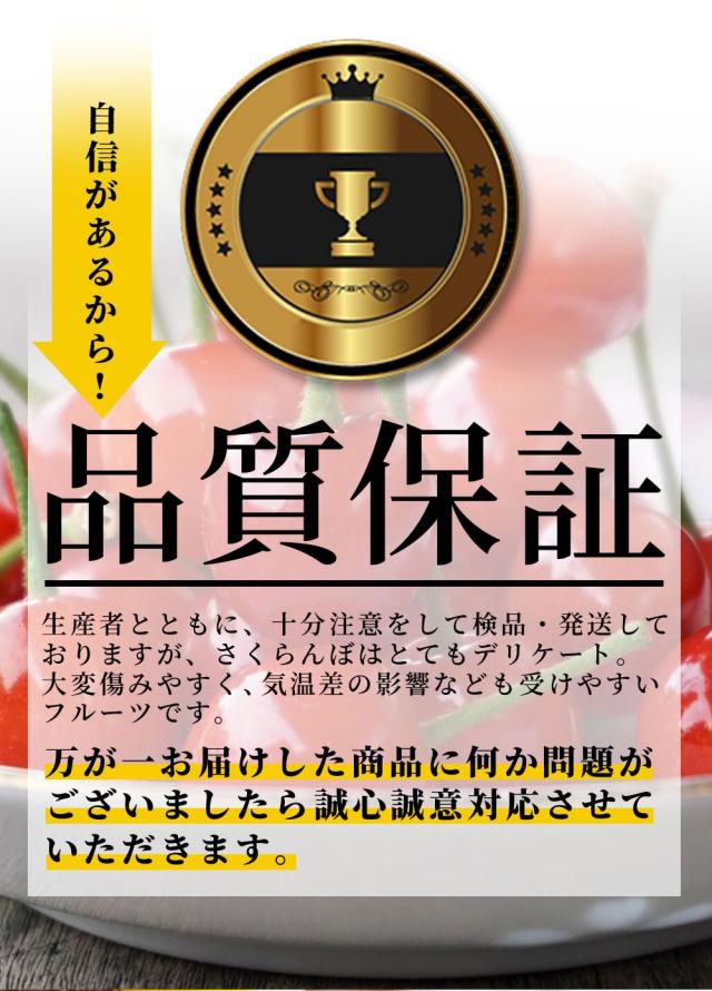 自信があるから品質保証