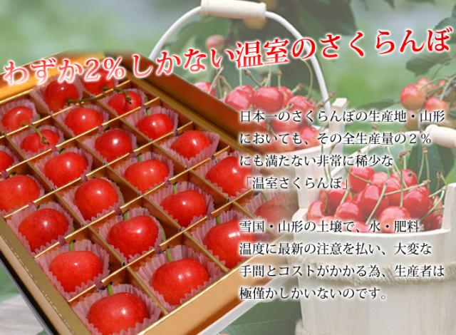 わずか2%しかない温室のさくらんぼ