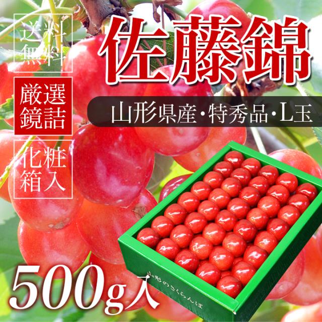 さくらんぼ佐藤錦500g