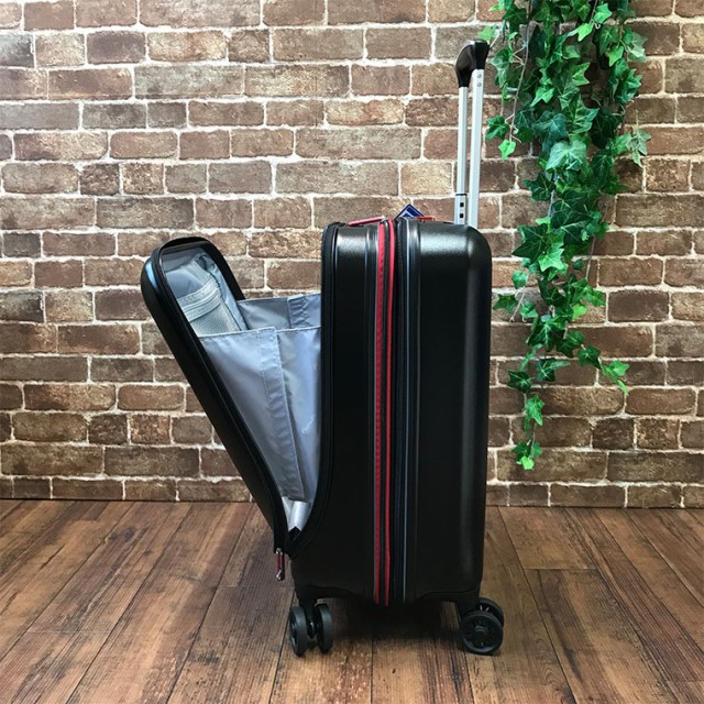 スーツケース Sサイズ 39L→44L フロントオープンポケット