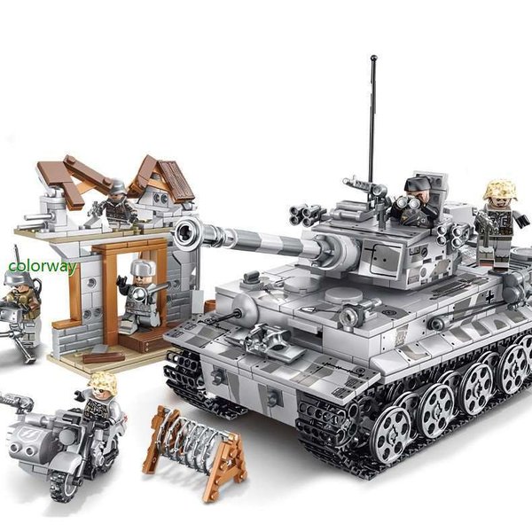 New限定品 ブロック互換 レゴ 互換品 レゴミリタリードイツ戦車 ドイツティーガーi戦車 互換品 プレゼント 値引 Gdpcambodia Org