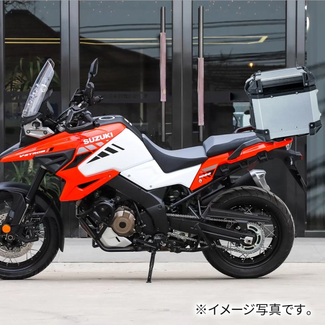 ☆1554バイク用リアボックス 45L 黒 微笑ましかっ トップケース バイクボックス