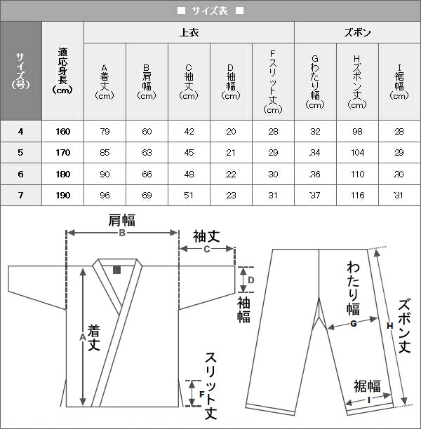 マーシャルワールド 伝統型空手着 TU1 4号：160cm/5号：170cm/6号