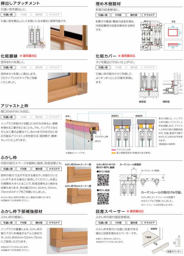 在庫低価 二重窓 内窓 インプラス リクシル 2枚建引き違い窓 単板透明5mmガラス W2001〜3000×H1401〜1900mm LIXIL 室内用 窓サッシ 防音 断熱 2重の通販はau PAY マーケット - リフォームおたすけDIY|商品ロット 送料無料2022