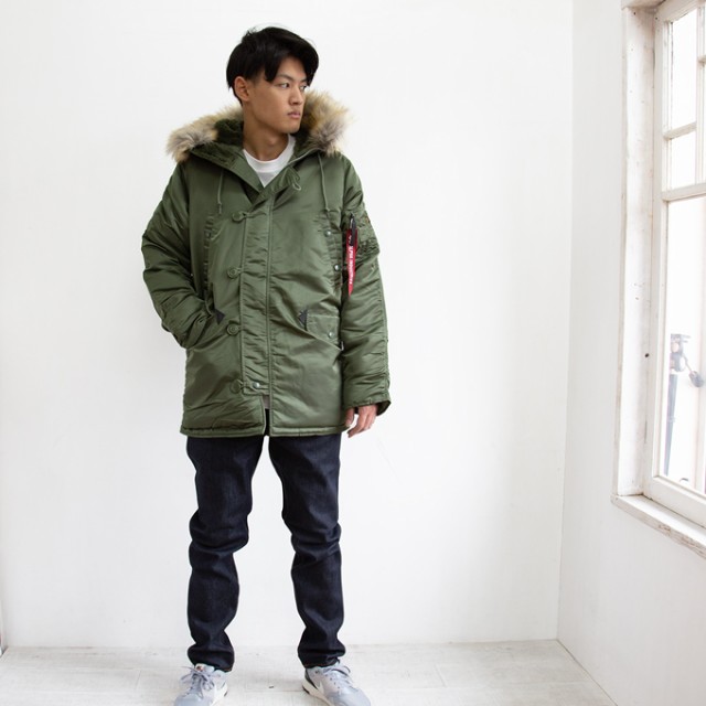 ALPHA INDUSTRIES アルファインダストリーズ 」 N-3B ジャケット Japan