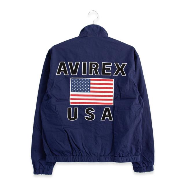 【SALE!!】 「 AVIREX アビレックス 」 DRIZZLER JACKET U.S.FLAG ドリズラー ジャケット USフラッグ 783-3155003 / アヴィレックス ドリズラージャケット ブルゾン 軽アウター アメカジ