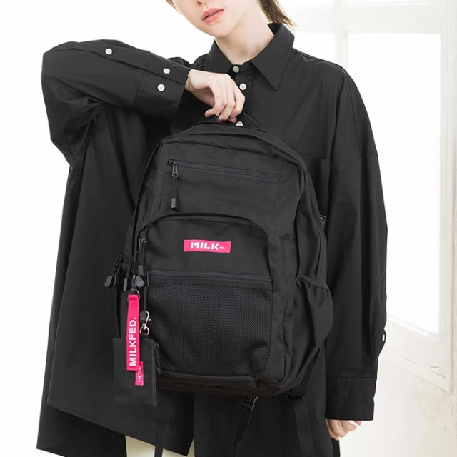 MILKFED. ミルクフェド 」 W ZIP BACKPACK MILKFED. ダブルジップ