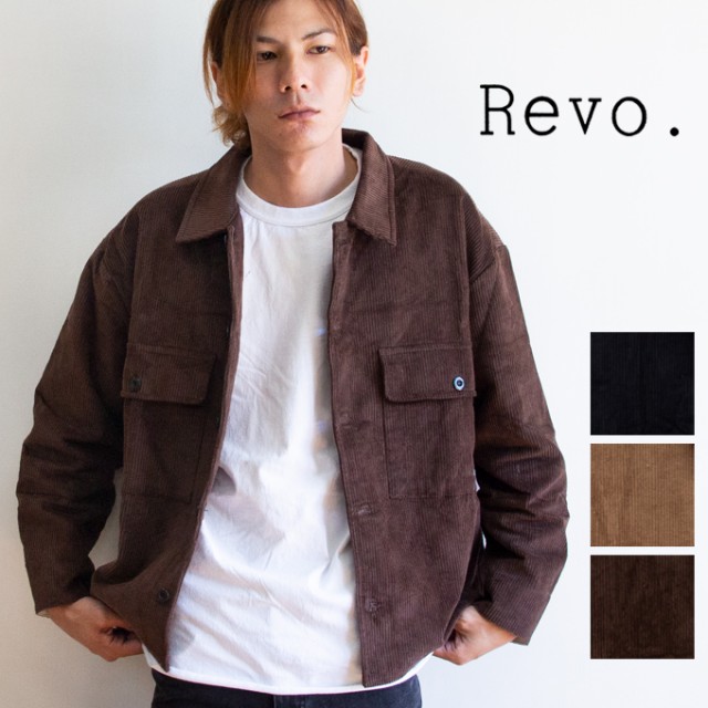 【SALE!!】【 Revo レヴォ 】 太畝 コーデュロイ ビッグシルエット