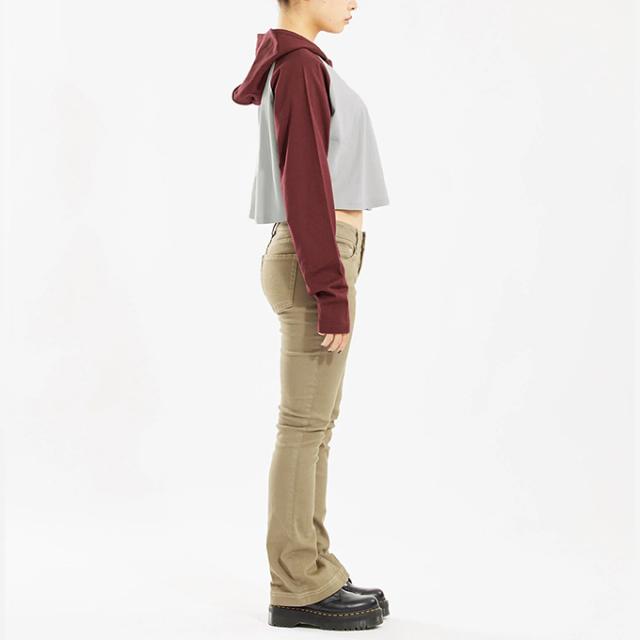 X-girl エックスガール 」 HOODED RAGLAN L/S TEE X-girl フード付き