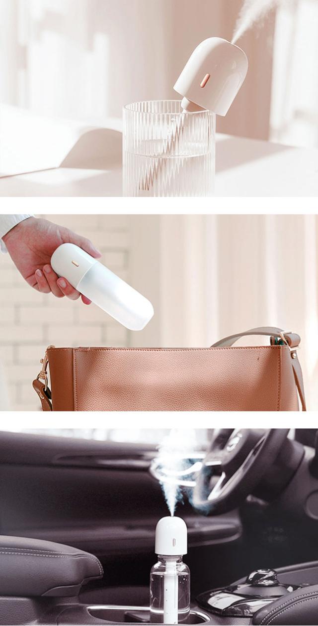 加湿器,超音波式,卓上,ハンディ,ポータブル加湿器,スティック,ペットボトル,グラス,コップ,小型,静音,おしゃれ,かわいい,USB,コードレス,充電式,女子,