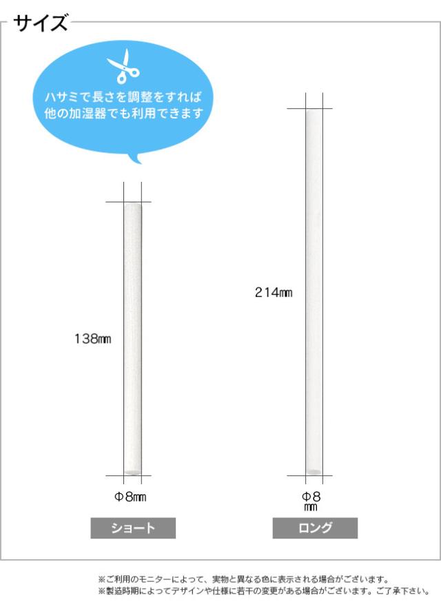 加湿器,超音波加湿器,卓上加湿器,交換フィルター,交換用フィルター,給水芯,吸水芯,綿棒,コットン,コットンバー,吸水芯棒,給水芯棒,カートリッジ
