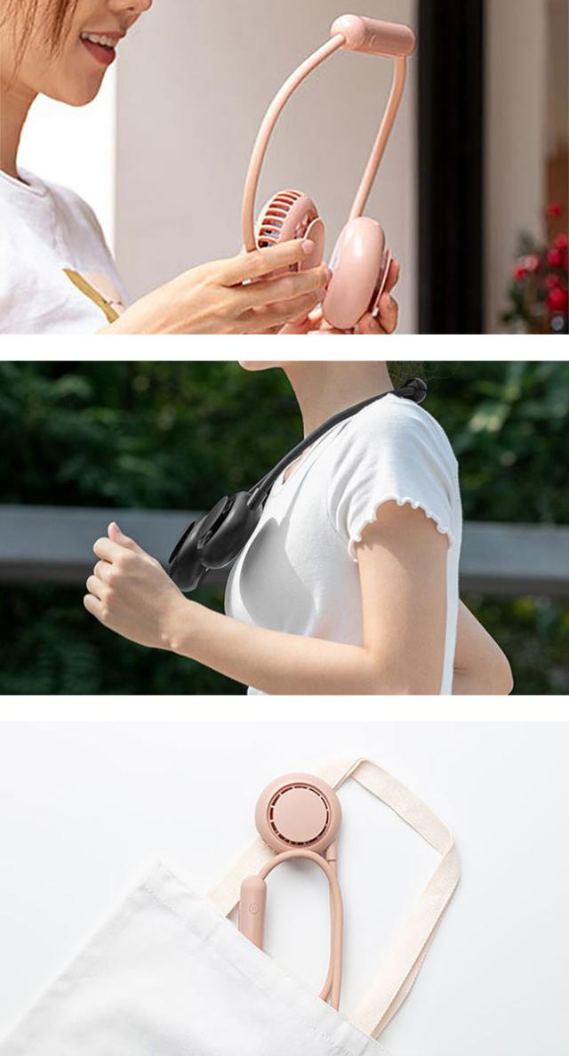 ネッククーラー,首掛け扇風機,首掛け,ハンディファン,ハンディ,ハンズフリー,扇風機,携帯扇風機,首かけ扇風機,首掛けファン,卓上,充電式,小型,USB