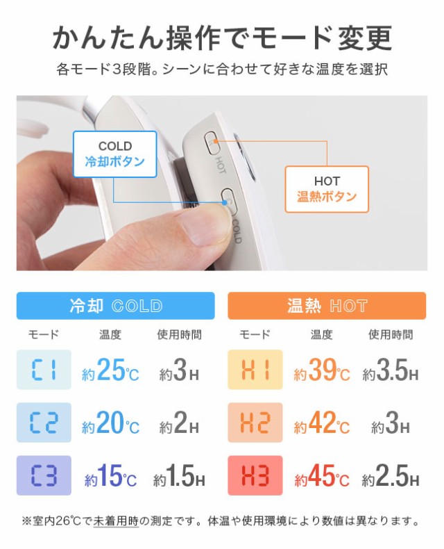 ネッククーラー,ネックウォーマー,ネックヒーター,充電式,首掛け扇風機,首かけ,ファン,ハンディ,ハンズフリー,温かい,冷たい,ひんやり,あったか,2WAY,小型,軽量