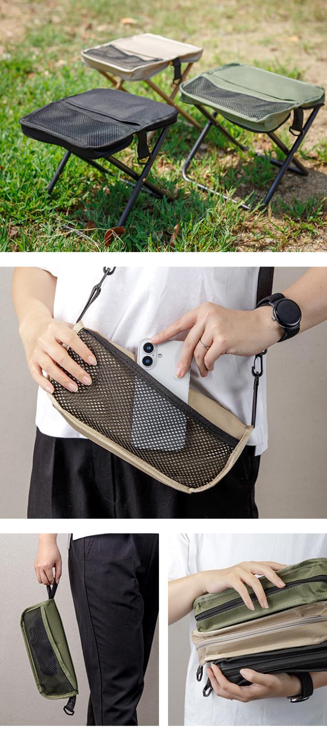 折り畳み椅子,折り畳みチェア,アウトドアチェア,レジャーチェア,キャンプ,釣り,折りたたみ,持ち運び,軽量,小型,ショルダー,一体型,コンパクト,収納付き