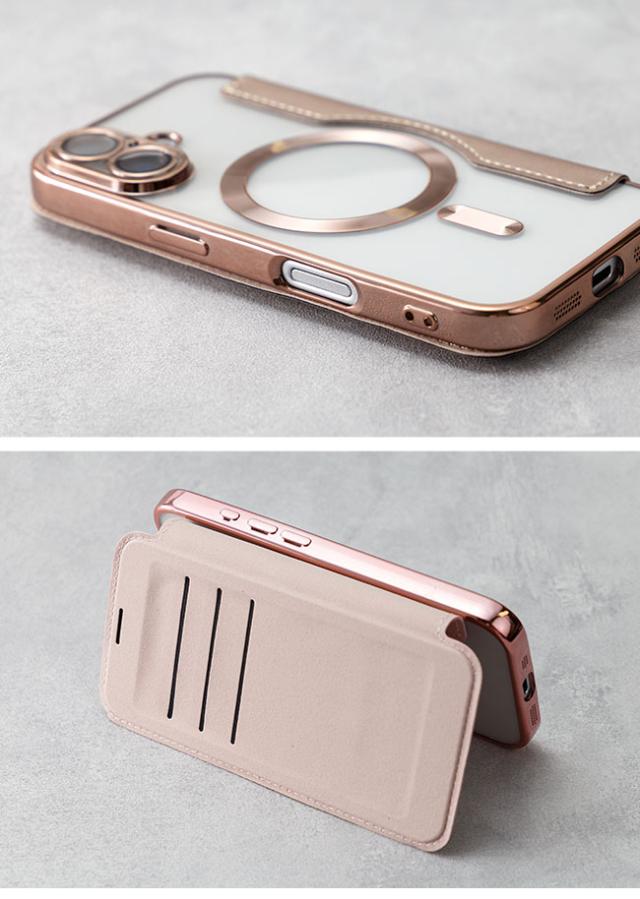 キルティング,手帳型ケース,フリップケース,ダイアリーケース,大人可愛い,ゴージャス,フェミニン,iphoneケース,MagSafe対応,マグセーフ対応,ワイヤレス充電対応,かわいい,韓国,TPU,シンプル,透明,クリア