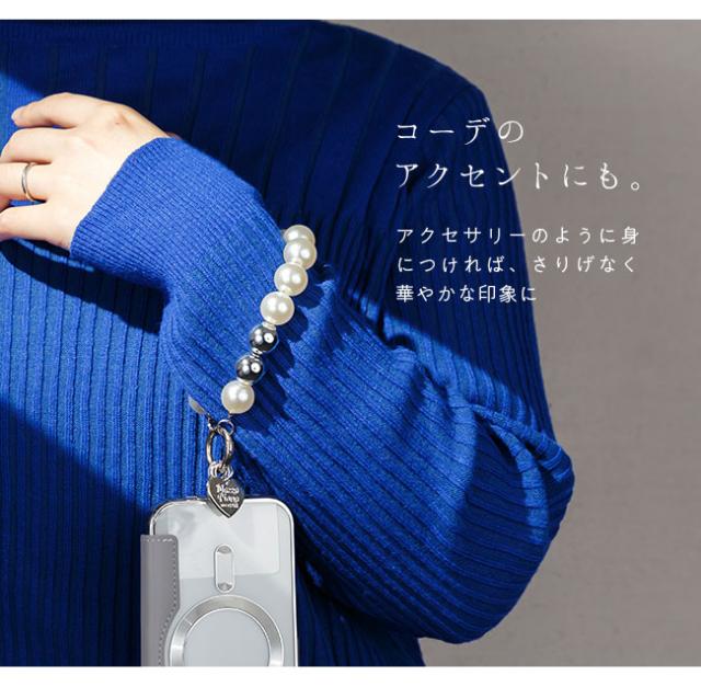 スマホストラップ,ビーズ,韓国,シルバー,ゴージャス,高見え,ブレスレット,かわいい,おしゃれ,落下防止,スマホ,ストラップ,手首,スマホハンドストラップ,挟むだけ,スマートフォン,リストストラップ