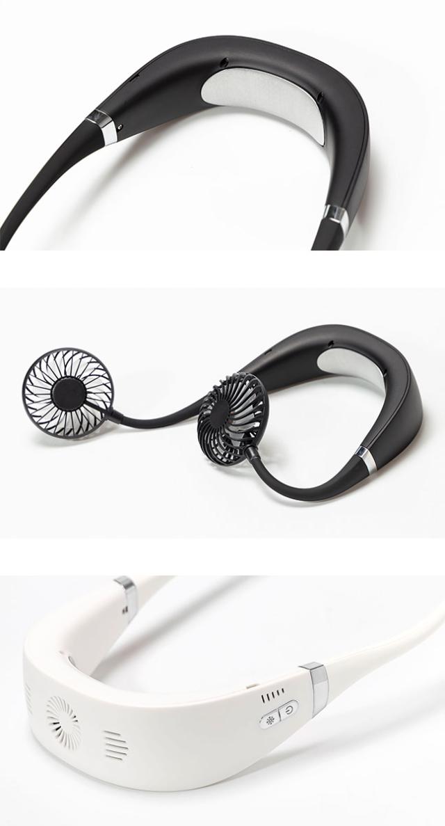 ペルチェ,ネッククーラー,首掛け扇風機,首掛け,ハンディファン,ハンディ,ハンズフリー,扇風機,携帯扇風機,首かけ扇風機,首掛けファン,卓上,充電式,小型,USB