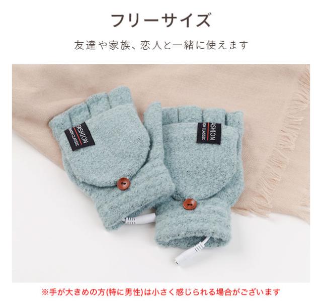 電熱,加熱,ヒーター内蔵,電熱手袋,電熱グローブ,ヒーターグローブ,ヒーター手袋,両面,リモコン付き,デスクワーク,指なし,指出し,指ぬき,ミトン,USB,防寒対策,寒さ対策,冷え対策,あったかグッズ,あったかい,冬,