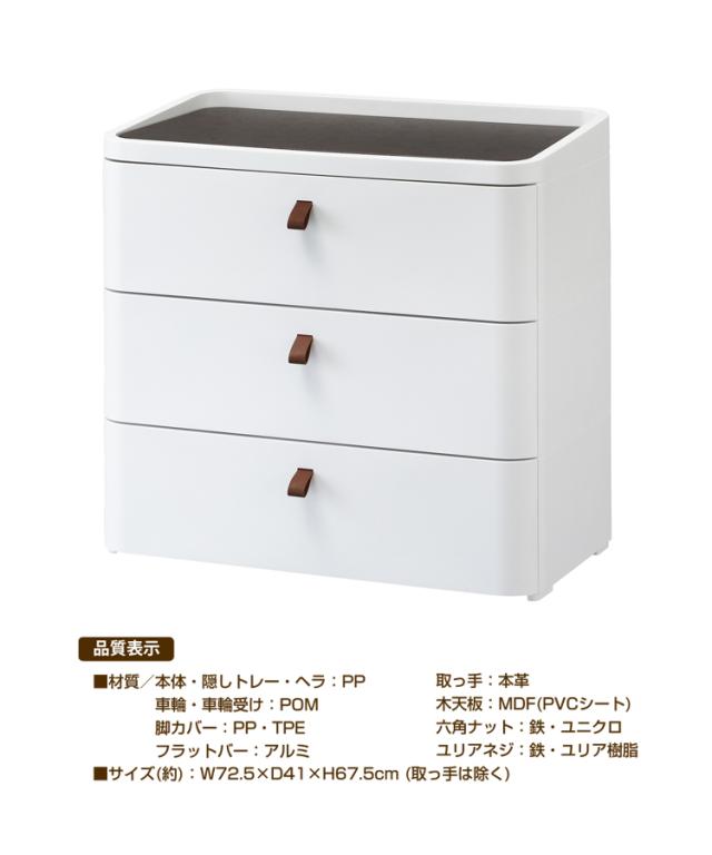 ぽっきりsale対象 送料無料 メーカー直送 新生活 リビング クローゼット おしゃれ プラスチック 引き出し ワイド3段 アースホワイト ロイヤルドロアー 7 進化版 Centrodeladultomayor Com Uy