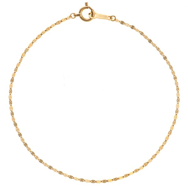 在庫あ安い Airy 18金 ブレスレット レディース 女性 カットエクレア チェーン ペタル 18金 18K イエロー ゴールド pt850 プラチナ 華奢 シンプル 軽の通販はau PAY マーケット - ペアネックレス・ジュエリー モ 新品超特価