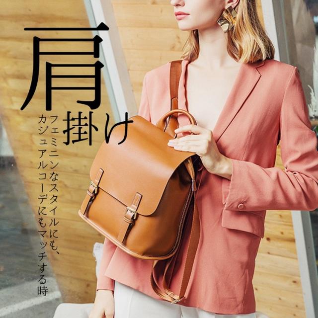 リュック かばん レディース本牛革リュックサックリュックサック レディース 牛革 レザー 女性用 オ