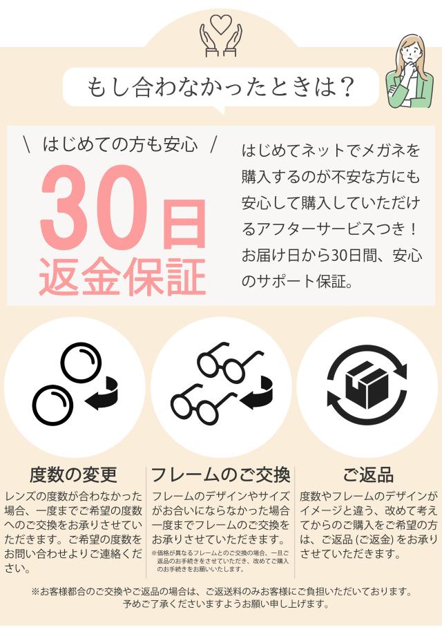 ブルーライト・UVカット 遠近両用メガネ】ペニーワース YS571［全額