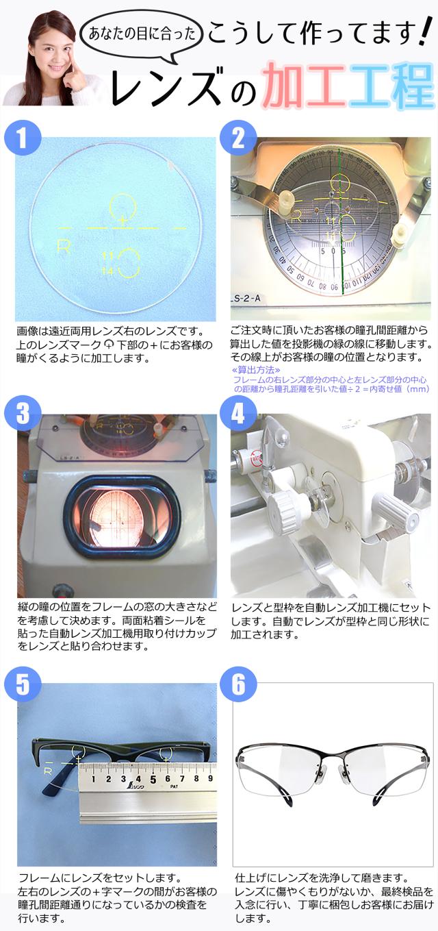 日本製 Nikonレンズ使用 遠近両用メガネ】ブランシック クラシック CL