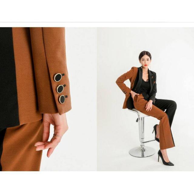 カラー スーツ 2点セット Wジャケット ワイドレッグパンツ ツートンカの通販はau PAY マーケット - showerstreet|商品ロットナ レディース フォーマル 入学式 卒業式 スーツ パンツスーツ 大きいサイズ ∽ノーブラン