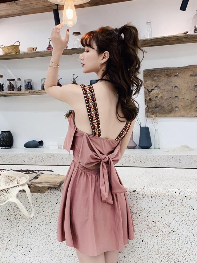 日本最大級 水着 レディース 3点セット ワンピース ビキニ フレアスカート フリンジ 体型カバー ピンク スカート 夏 リゾート プール 海 バカンス 人気特価激安 Www Centrodeladultomayor Com Uy