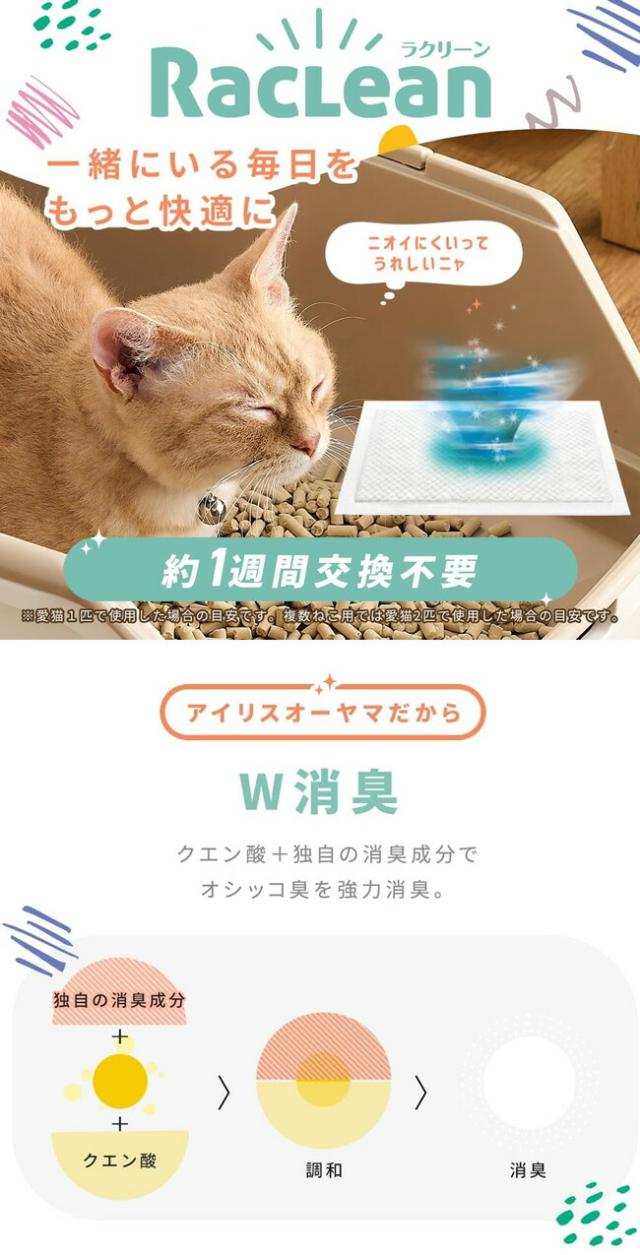 アイリスオーヤマ ラクリーン システムトイレ用消臭シート