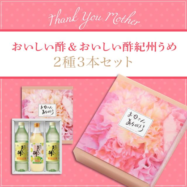 2種3本セット おいしい酢・紀州うめ