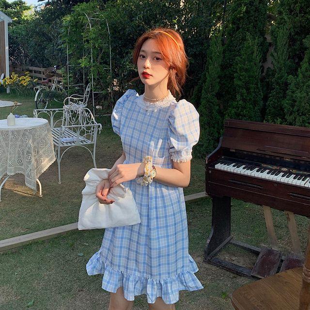 人気ショップが最安値挑戦 Blugirl ワンピース ギンガムチェック 大人ガーリー フレア フェミニン 55 以上節約 Villa Saintantoine Com