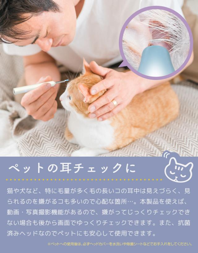 カメラ付き耳かき
