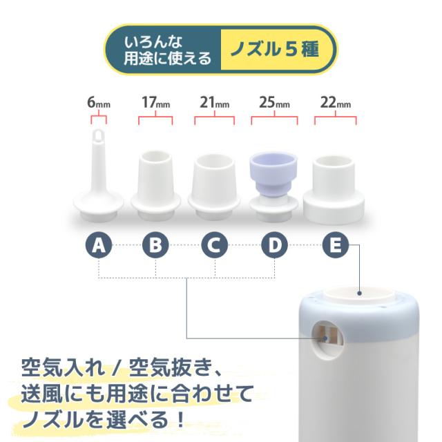ハイパワーコンパクトエアーポンプ