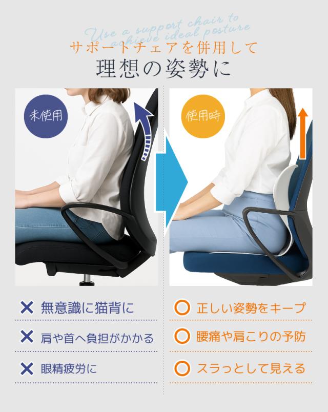 腰・姿勢サポートチェア