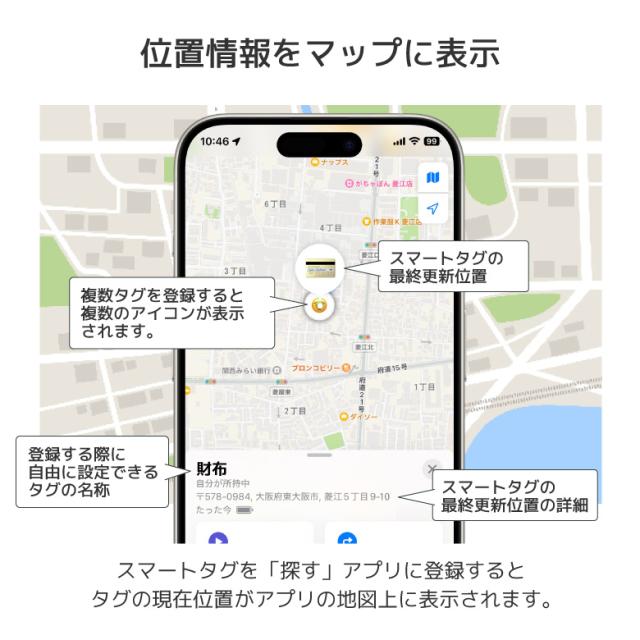 薄型サーチタグ