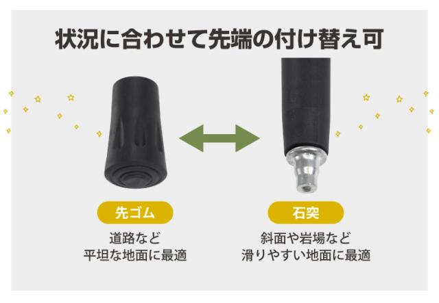 ウォーキングステッキ