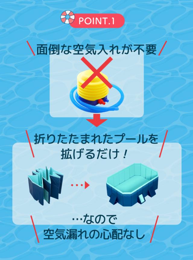 折りたたみプール