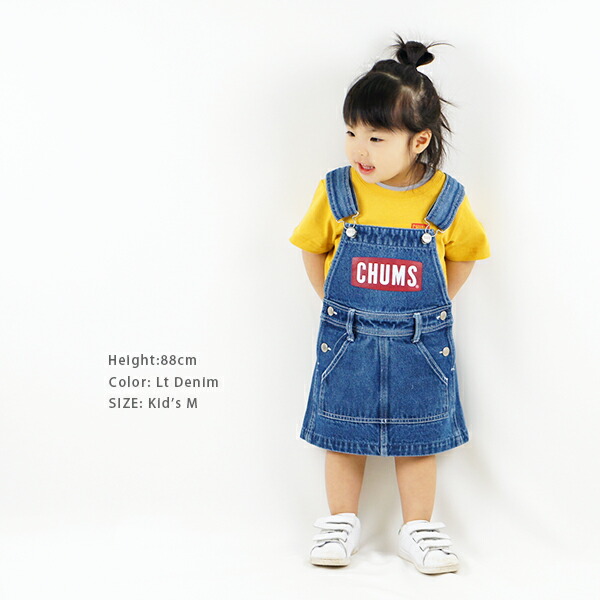 CHUMS デニムオーバーオール Mサイズ チャムス CHUMS オーバーオール