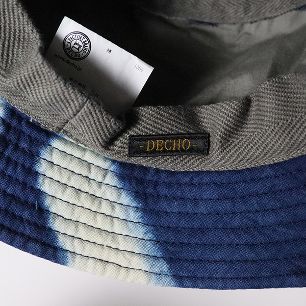 20%OFF / DECHO デコー / BUCKET HAT -KARDO- (KARDOコラボレーション) (5-3SD24) (ユニセックス) (日本製) (2024春夏)
