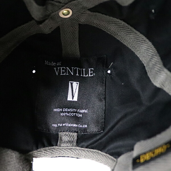 デコー DECHO / STANDARD BALL CAP BUCKE -VENTILE- / DE-17 / VENTILE / 耐水性 / 防水性 / 透湿性 / 通気性 / ユニセックス / 日本製 / 2025秋冬 / ネコポス配送