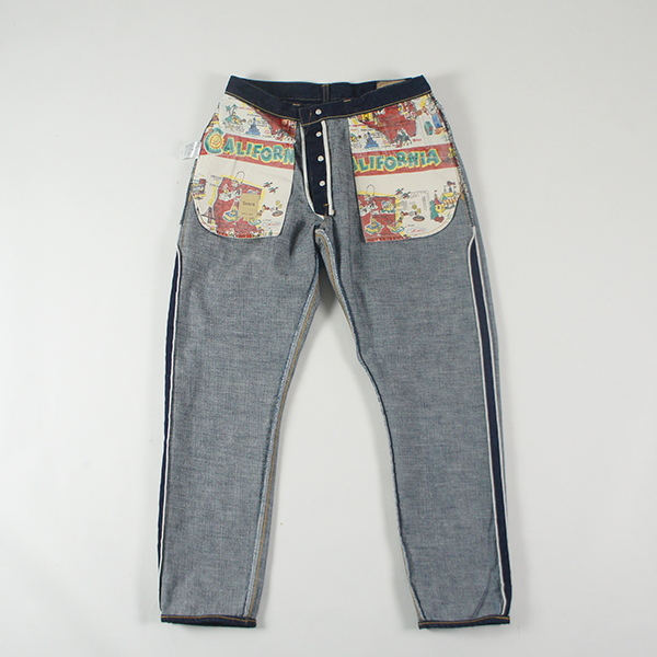 サンカ Sanca / 15.5OZ DENIM 5P TAPERED FIT / PT01 / INDIGO / テパードデニムパンツ / メンズ / 日本製 デニム