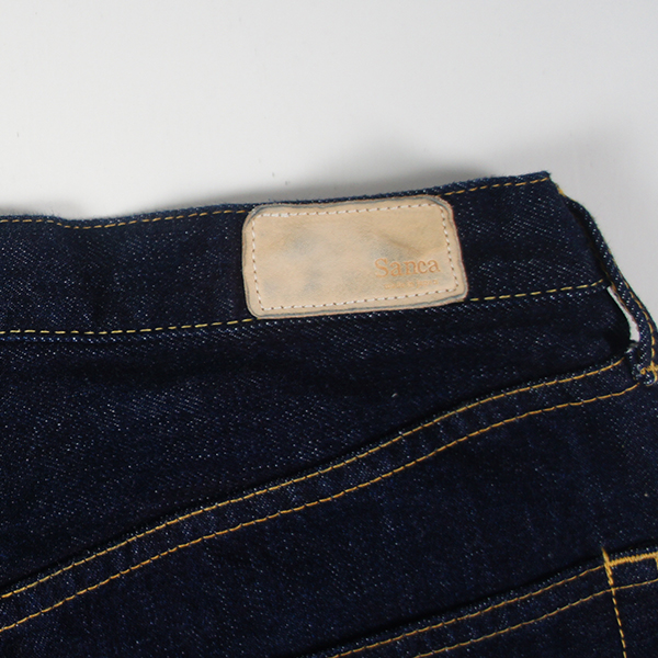 サンカ Sanca / 15.5OZ DENIM 5P TAPERED FIT / PT01 / INDIGO / テパードデニムパンツ / メンズ / 日本製 デニム